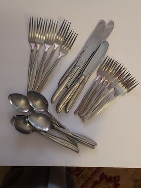 Vintage Montgomery Ward MWCO Stainless Steel Flatware Made In Japan
